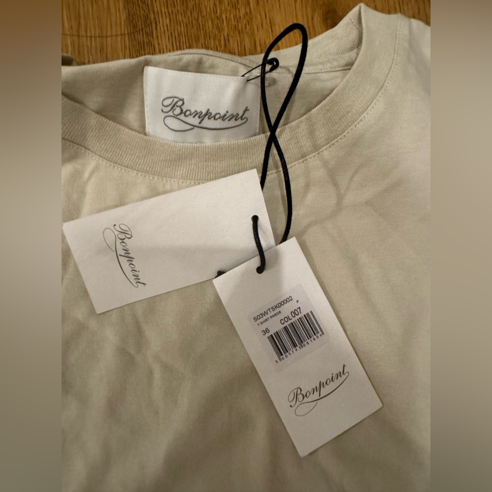 Bonpoint linen Paros T-shirt, women’s size 36/small, new with tags